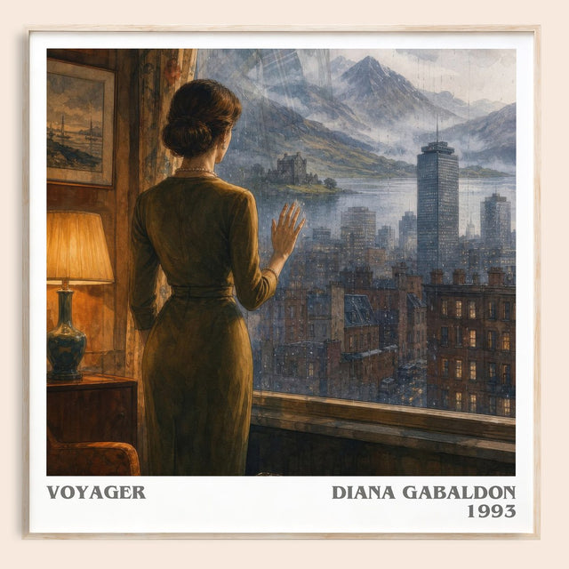 Voyager Literary Art Print by Diana Gabaldon