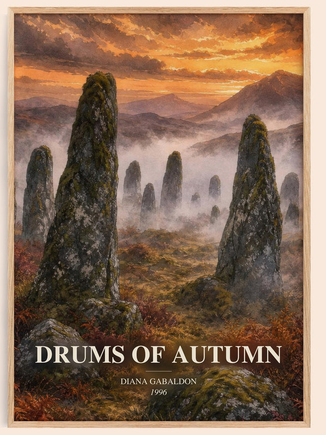 Drums of Autumn Book Watercolour Illustration by Diana Gabaldon