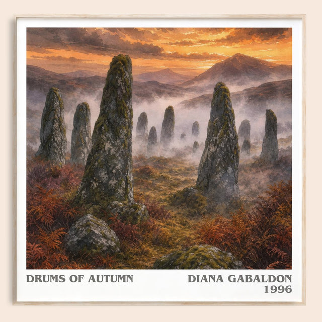 Drums of Autumn Literary Art Print by Diana Gabaldon