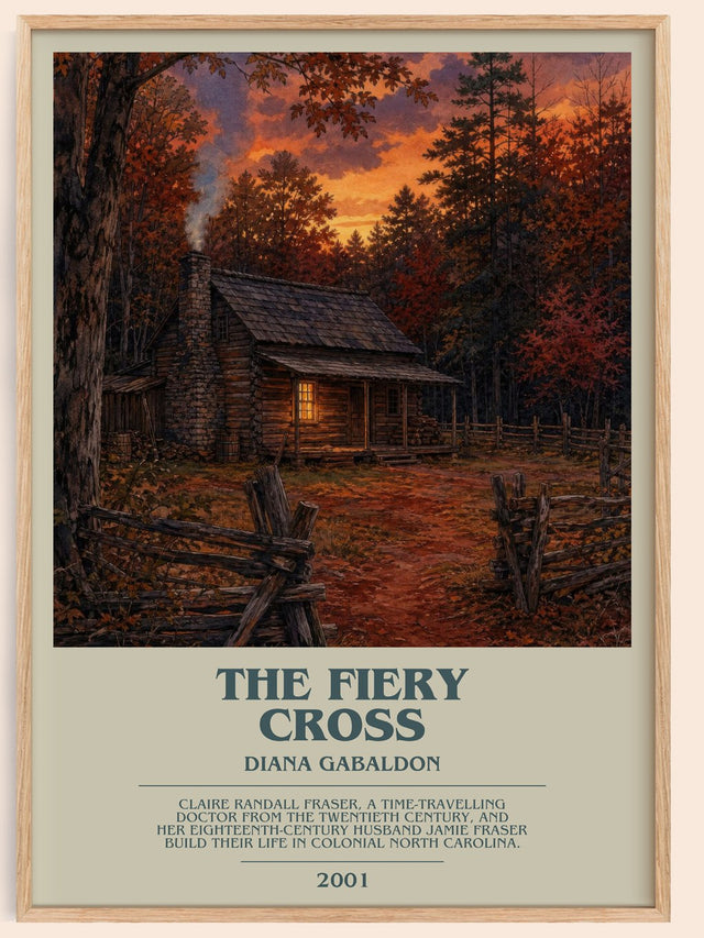 The Fiery Cross Bookish Wall Art by Diana Gabaldon
