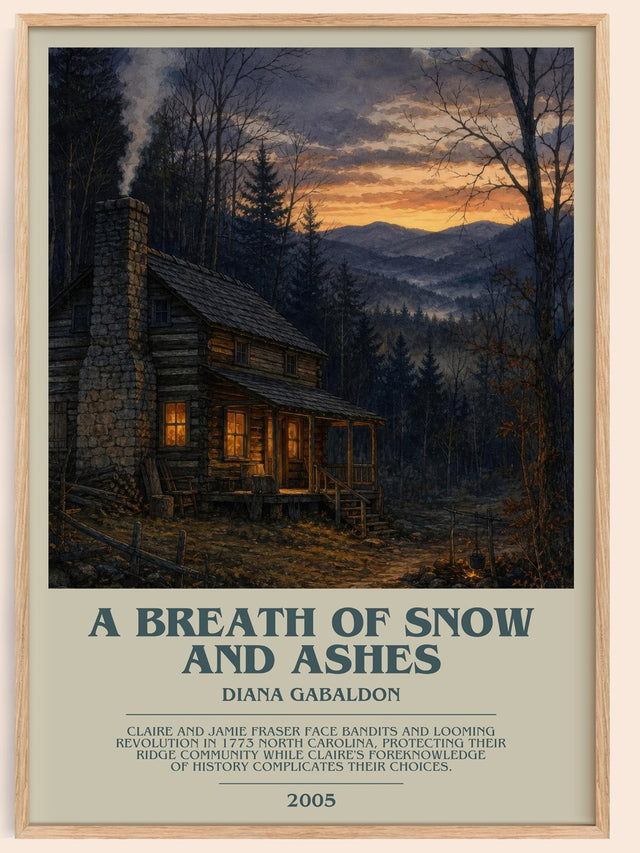 A Breath of Snow and Ashes Bookish Wall Art by Diana Gabaldon