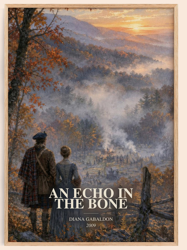 An Echo in the Bone Book Watercolour Illustration by Diana Gabaldon