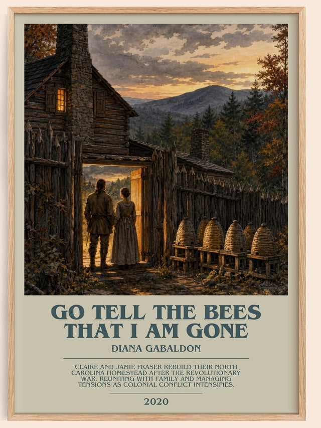 Go Tell the Bees That I Am Gone Bookish Wall Art by Diana Gabaldon