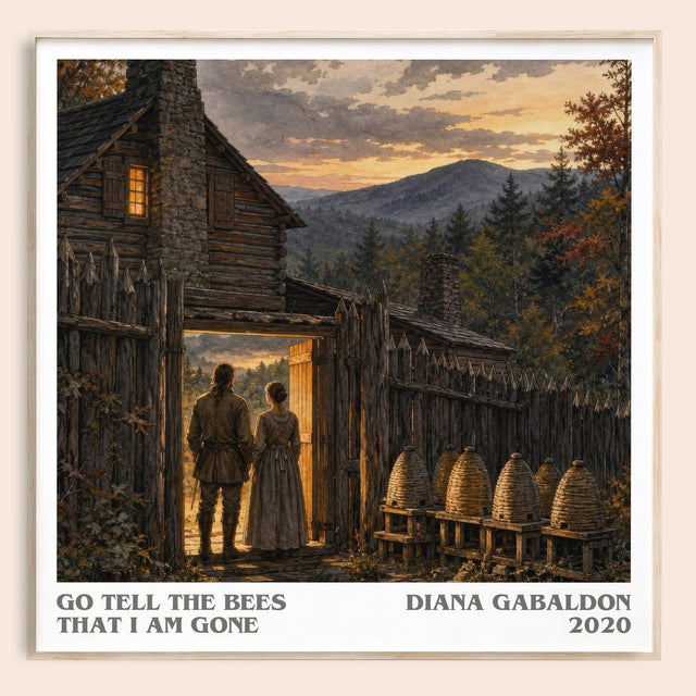 Go Tell the Bees That I Am Gone Literary Art Print by Diana Gabaldon