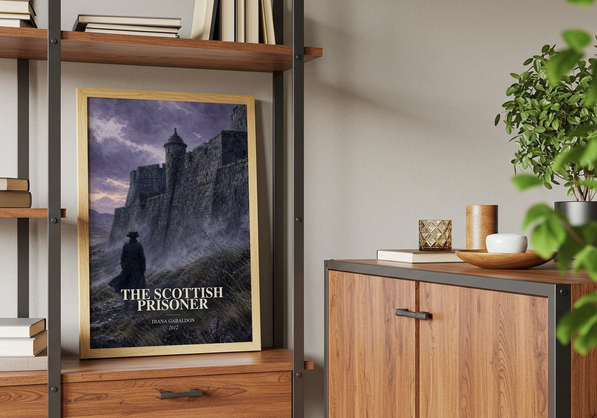 The Scottish Prisoner book watercolour illustration paper finish options – matte satin gloss