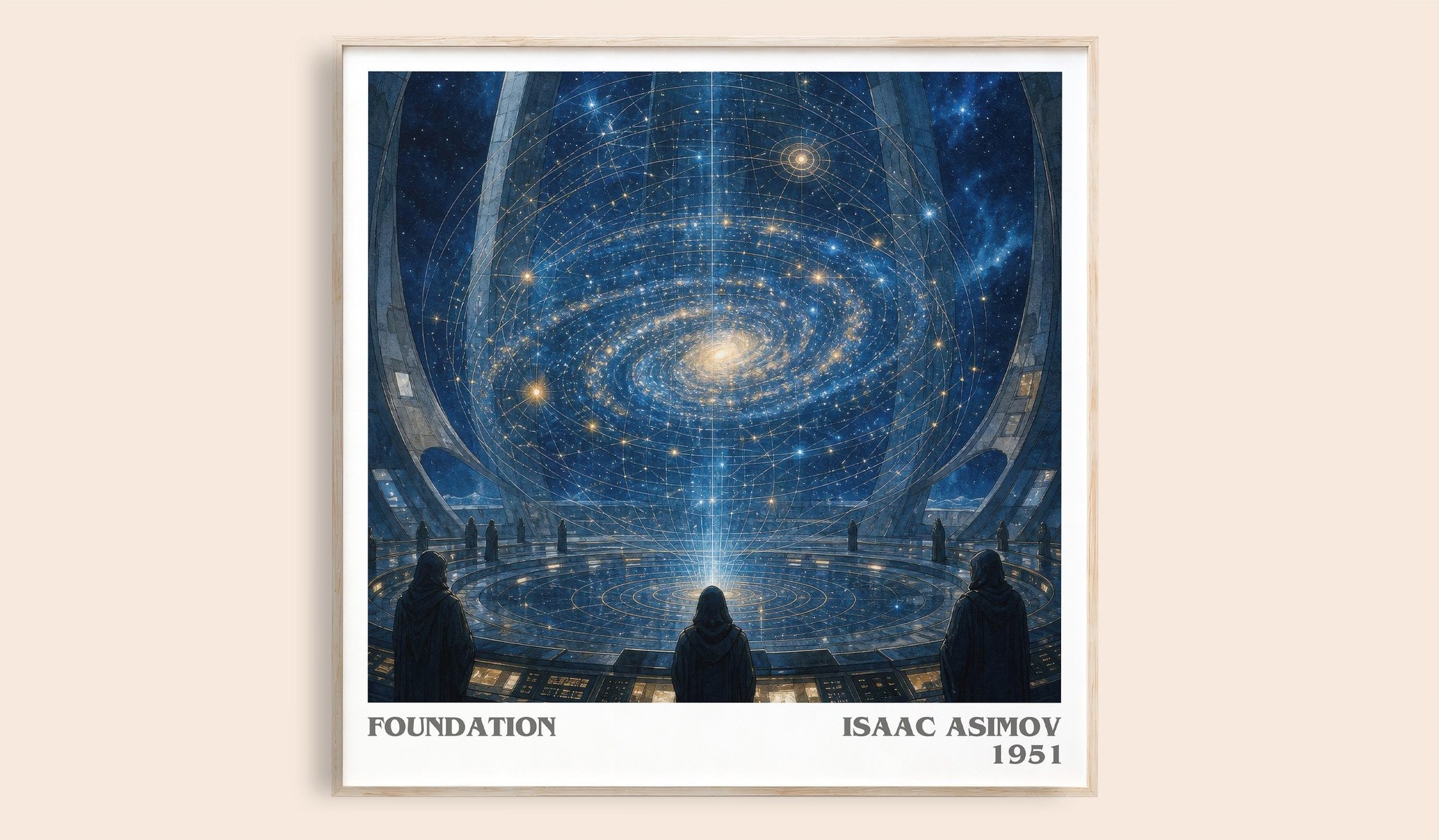 Foundation Literary Art Print by Isaac Asimov