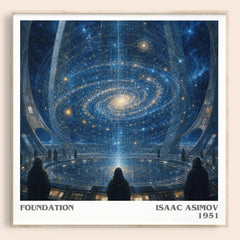 Foundation Literary Art Print by Isaac Asimov