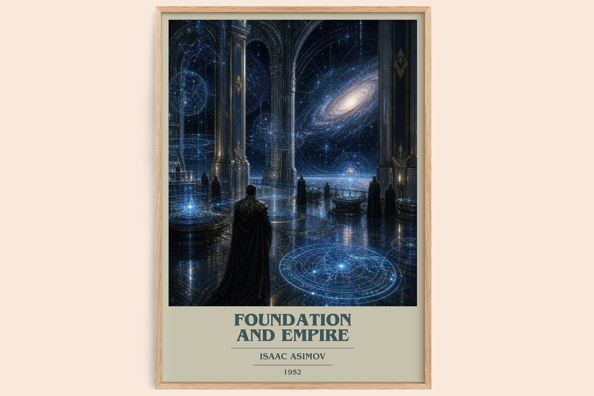 Foundation and Empire Book Cover Poster by Isaac Asimov