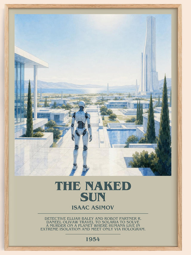 The Naked Sun Bookish Wall Art by Isaac Asimov