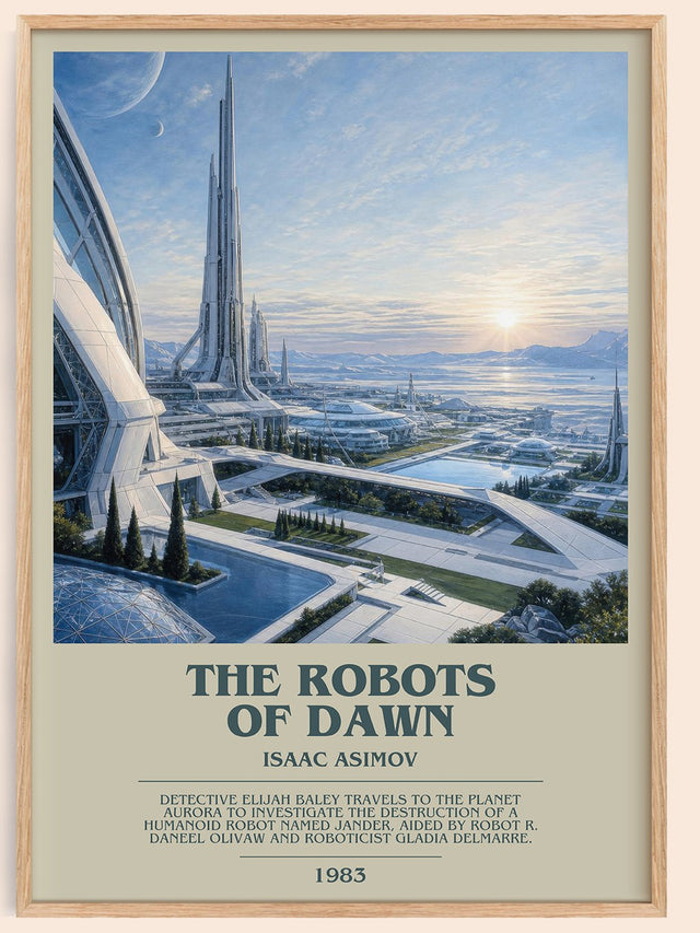 The Robots of Dawn Bookish Wall Art by Isaac Asimov