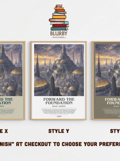Forward the Foundation Bookish Wall Art by Isaac Asimov – image 4