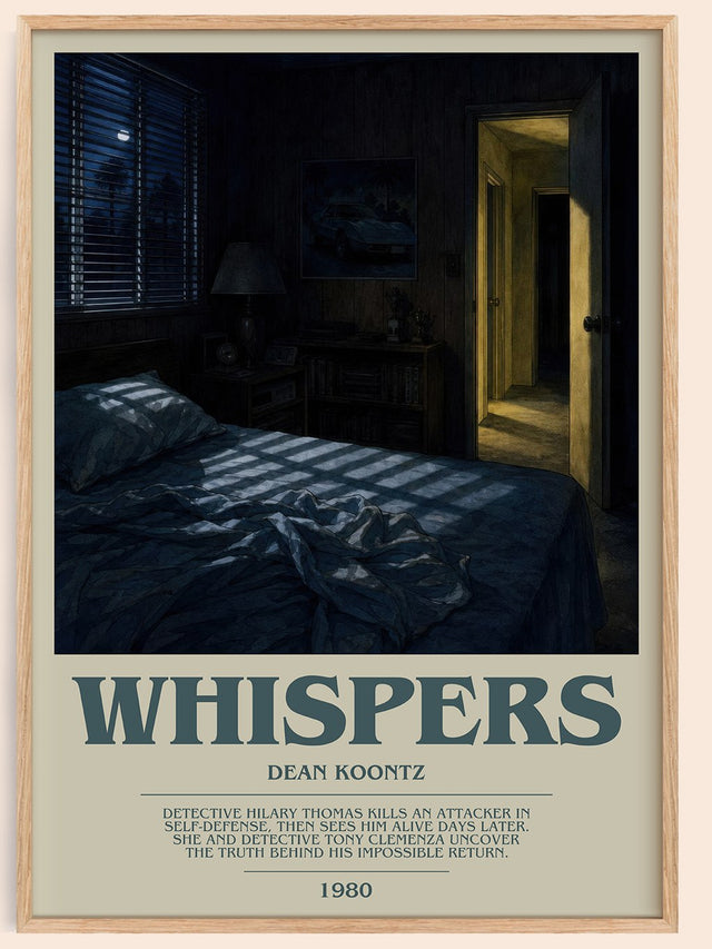 Whispers Bookish Wall Art by Dean Koontz