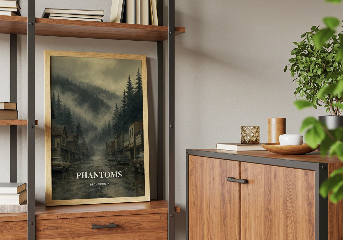 Phantoms book watercolour illustration paper finish options – matte satin gloss