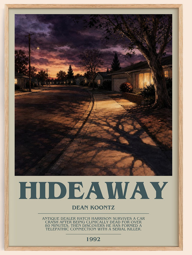 Hideaway Bookish Wall Art by Dean Koontz