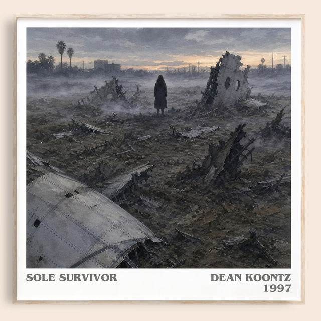 Sole Survivor Literary Art Print by Dean Koontz