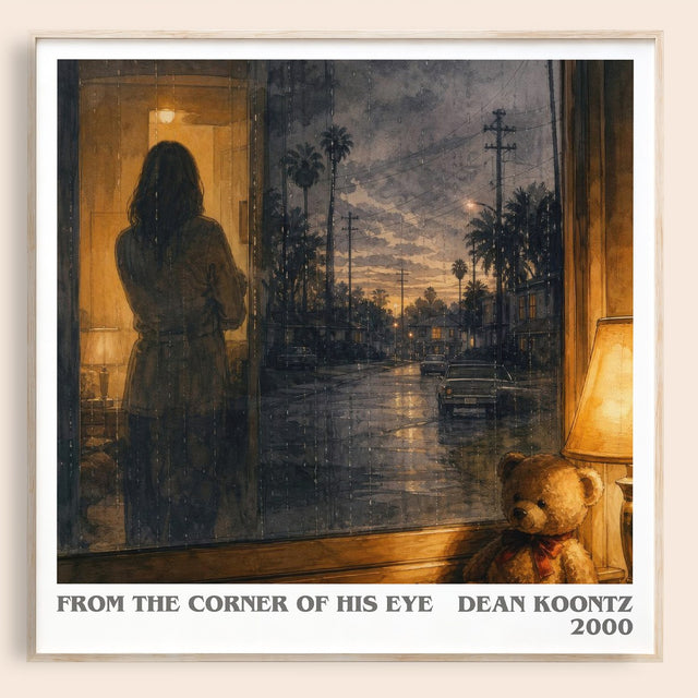 From the Corner of His Eye Literary Art Print by Dean Koontz
