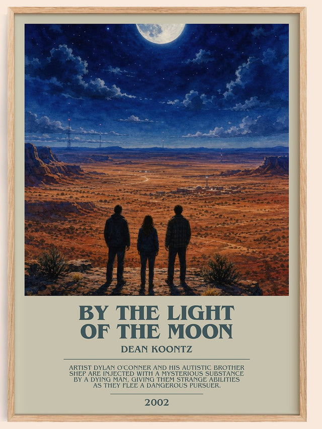 By the Light of the Moon Bookish Wall Art by Dean Koontz