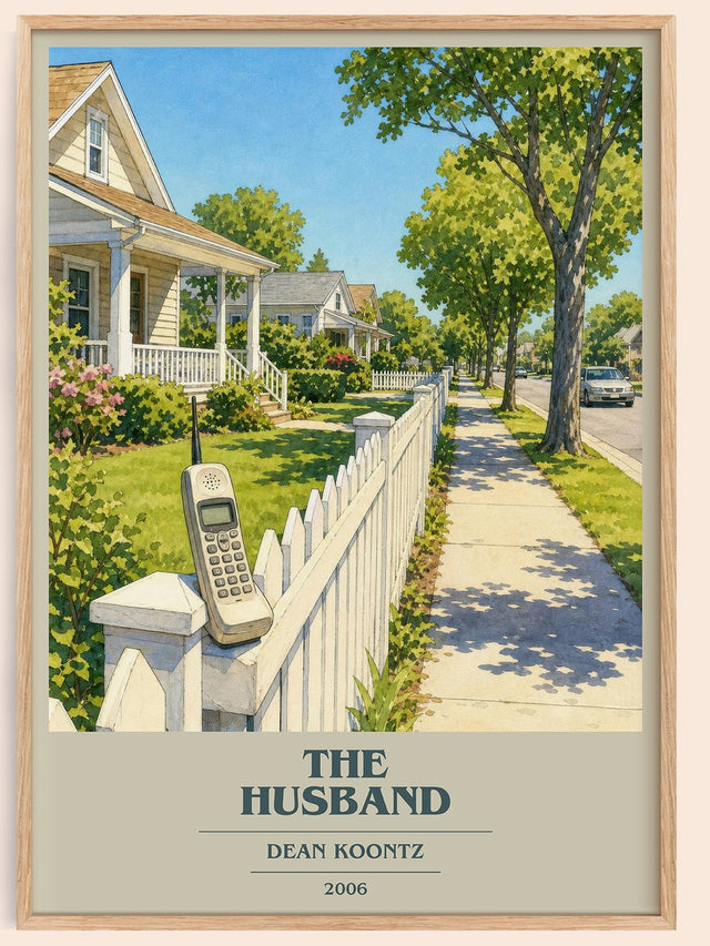 The Husband Book Cover Poster by Dean Koontz
