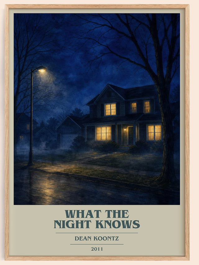 What the Night Knows Book Cover Poster by Dean Koontz