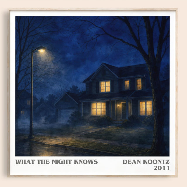 What the Night Knows Literary Art Print by Dean Koontz