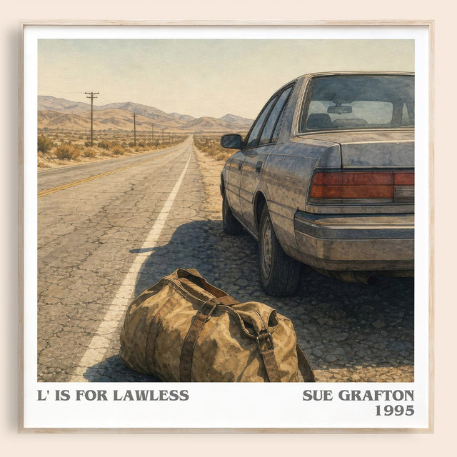L' Is for Lawless Literary Art Print by Sue Grafton