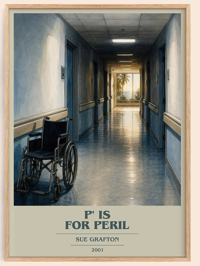 P' Is for Peril Book Cover Poster by Sue Grafton