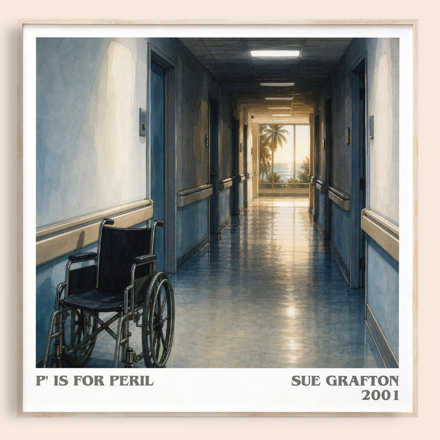 P' Is for Peril Literary Art Print by Sue Grafton