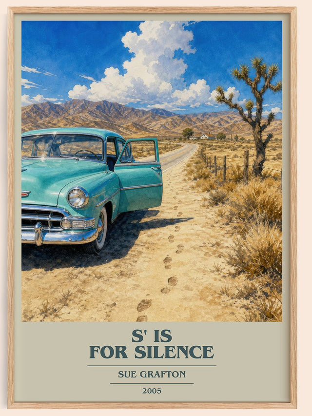 S' Is for Silence Book Cover Poster by Sue Grafton