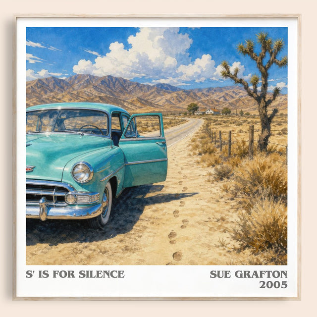 S' Is for Silence Literary Art Print by Sue Grafton