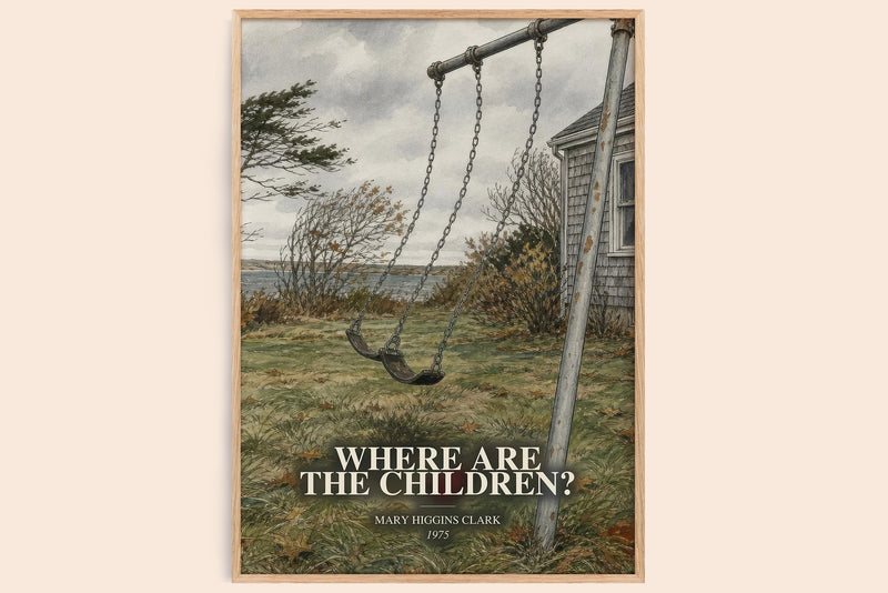 Where Are the Children? Book Watercolour Illustration by M. Clark (Edge style)