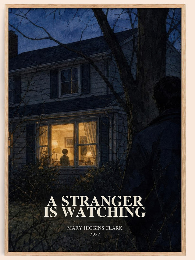 Stranger Is Watching Book Watercolour Illustration by M. Clark