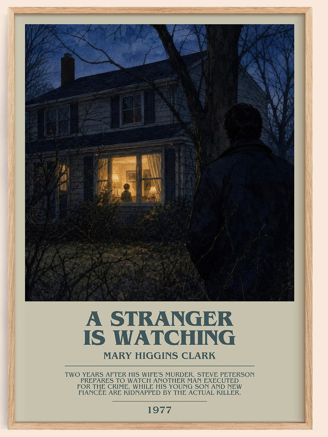 A Stranger Is Watching Bookish Wall Art by Mary Higgins Clark
