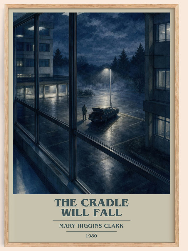 The Cradle Will Fall Book Cover Poster by Mary Higgins Clark