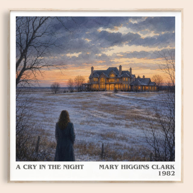 A Cry in the Night Literary Art Print by Mary Higgins Clark