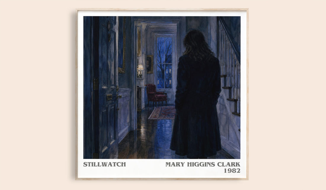 Stillwatch literary book poster by Mary Higgins Clark – framed literary art print