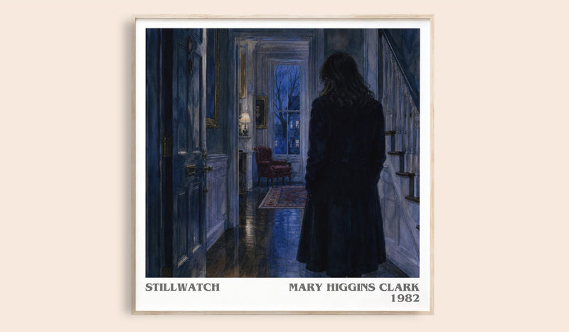 Stillwatch literary book poster by Mary Higgins Clark – framed literary art print