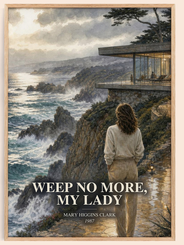 Weep No More, My Lady Book Watercolour Illustration by M. Clark