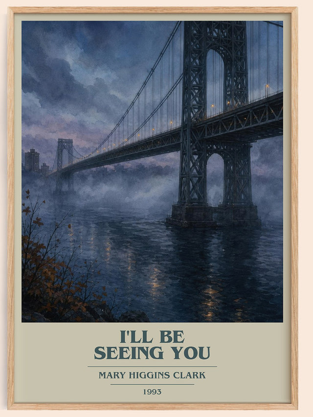 I'll Be Seeing You Book Cover Poster by Mary Higgins Clark