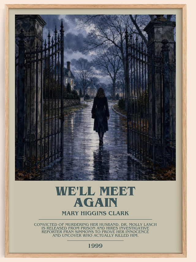 We'll Meet Again Bookish Wall Art by Mary Higgins Clark