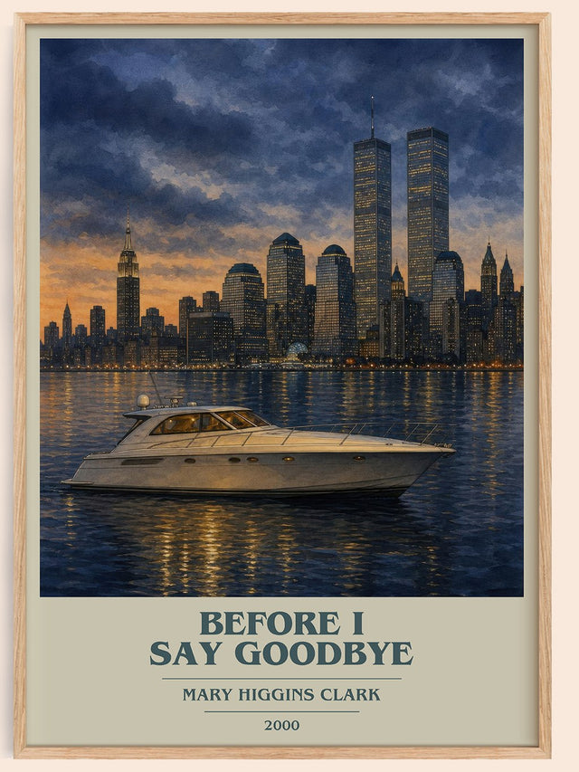 Before I Say Goodbye Book Cover Poster by Mary Higgins Clark