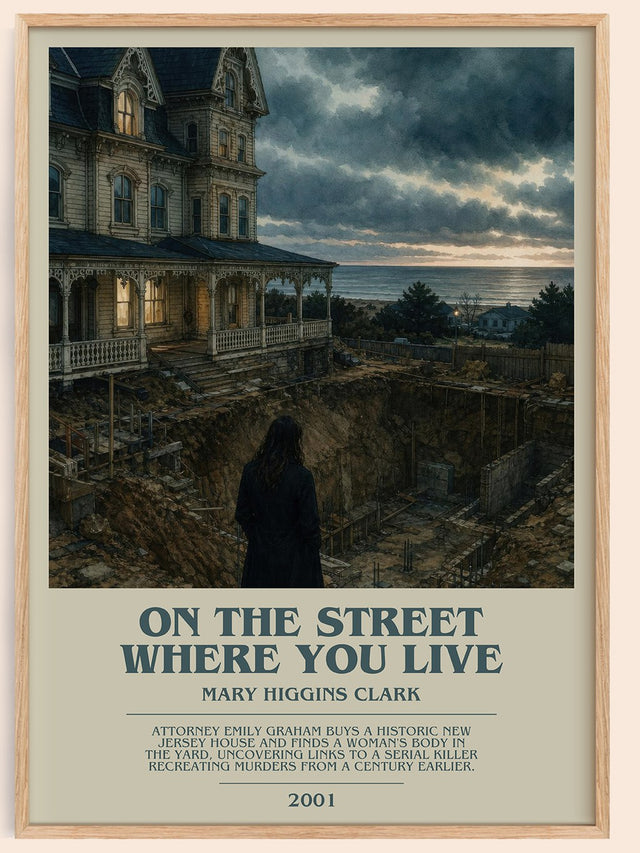 On the Street Where You Live Bookish Wall Art by Mary Higgins Clark