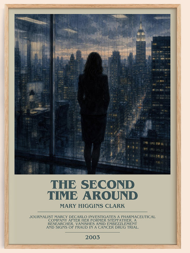The Second Time Around Bookish Wall Art by Mary Higgins Clark