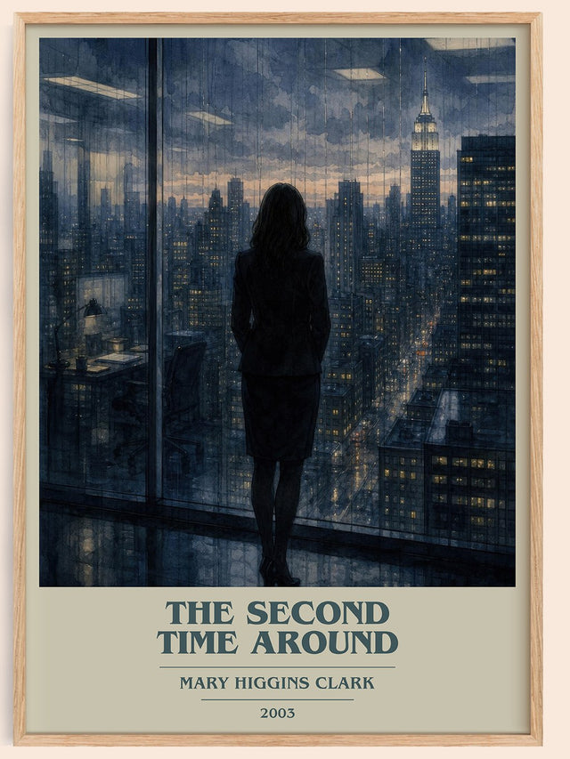 The Second Time Around Book Cover Poster by Mary Higgins Clark
