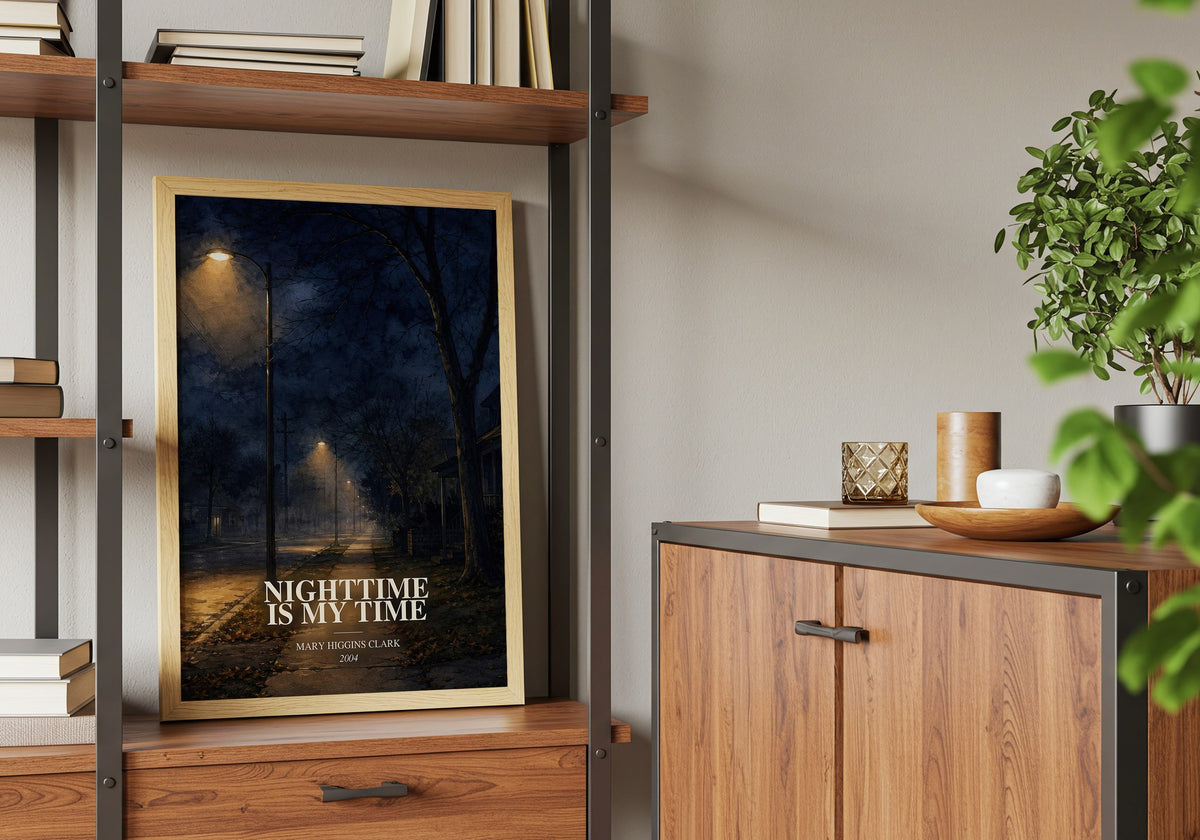 Nighttime Is My Time book watercolour illustration paper finish options – matte satin gloss