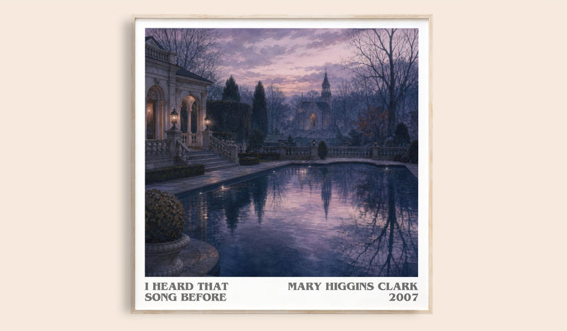 I Heard That Song Before literary book poster by Mary Higgins Clark – framed literary art print