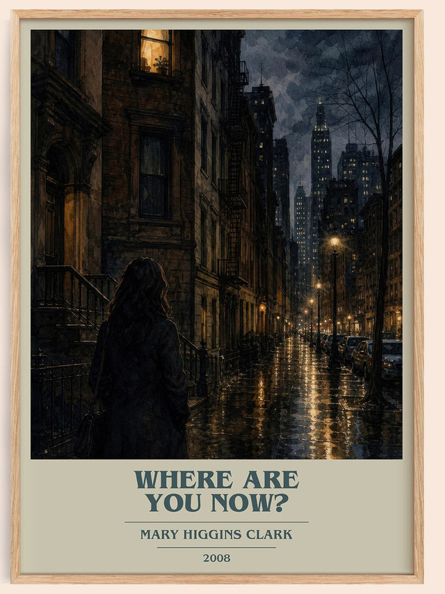 Where Are You Now? Book Cover Poster by Mary Higgins Clark