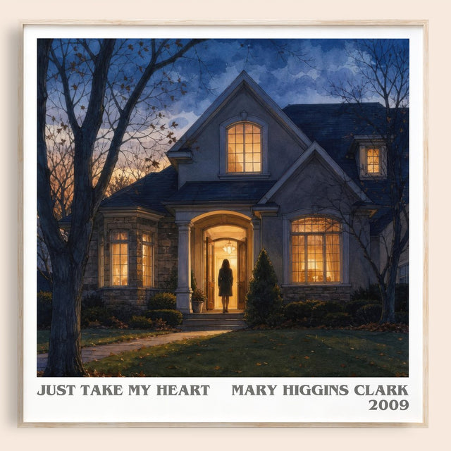 Just Take My Heart Literary Art Print by Mary Higgins Clark