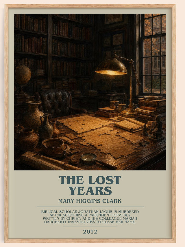 The Lost Years Bookish Wall Art by Mary Higgins Clark