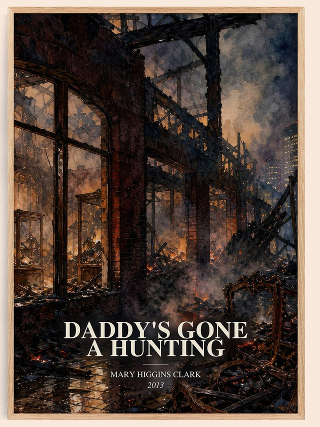 Daddy's Gone A Hunting Book Watercolour Illustration by M. Clark