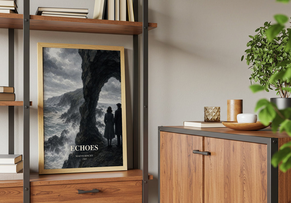 Echoes book watercolour illustration paper finish options – matte satin gloss